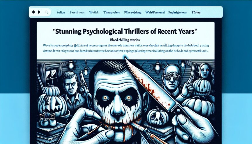 Najlepsze thrillery psychologiczne ostatnich lat: mrożące krew w żyłach opowieści